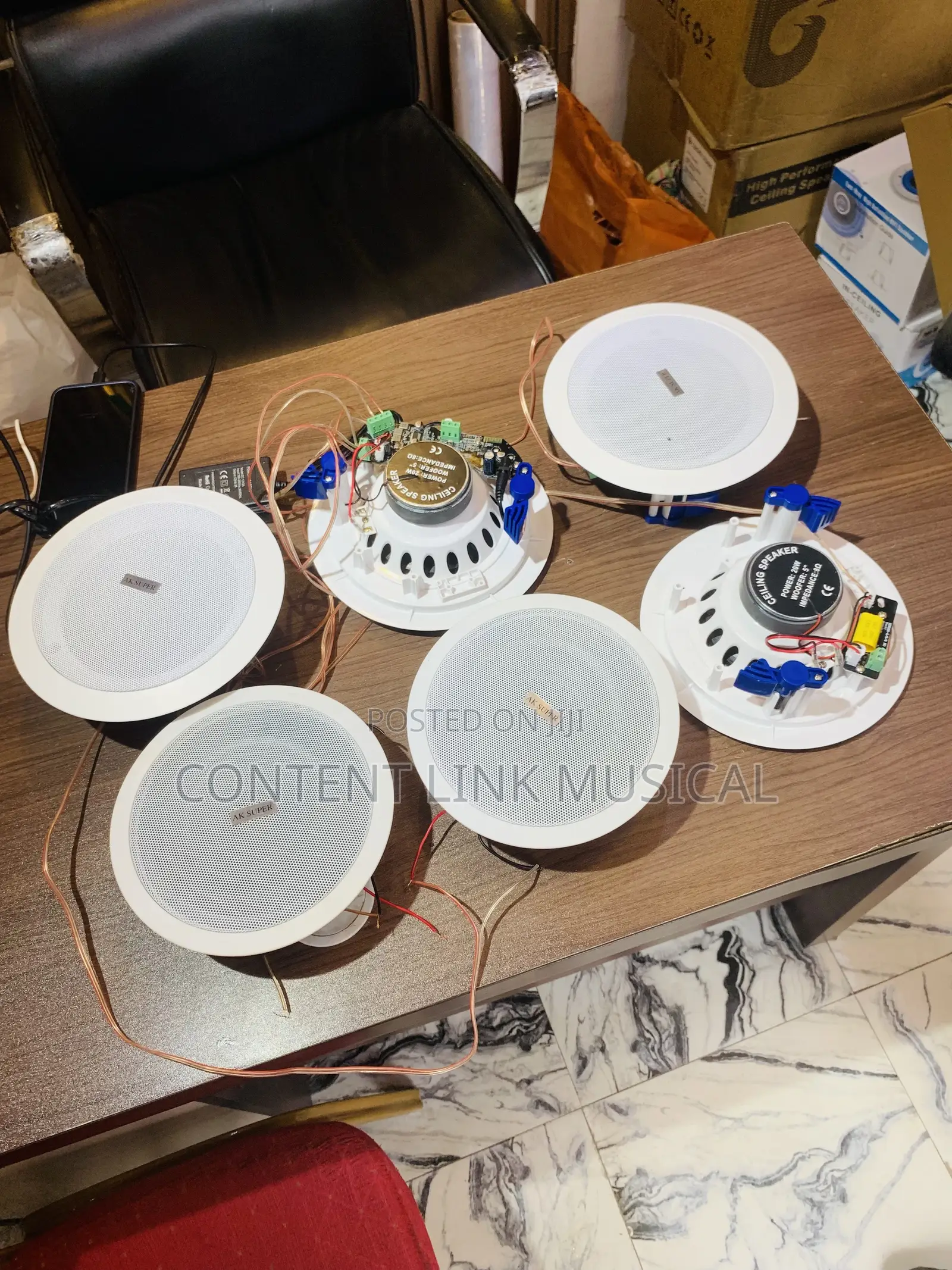 6in1 Bluetooth Ceiling/Pop Speakers