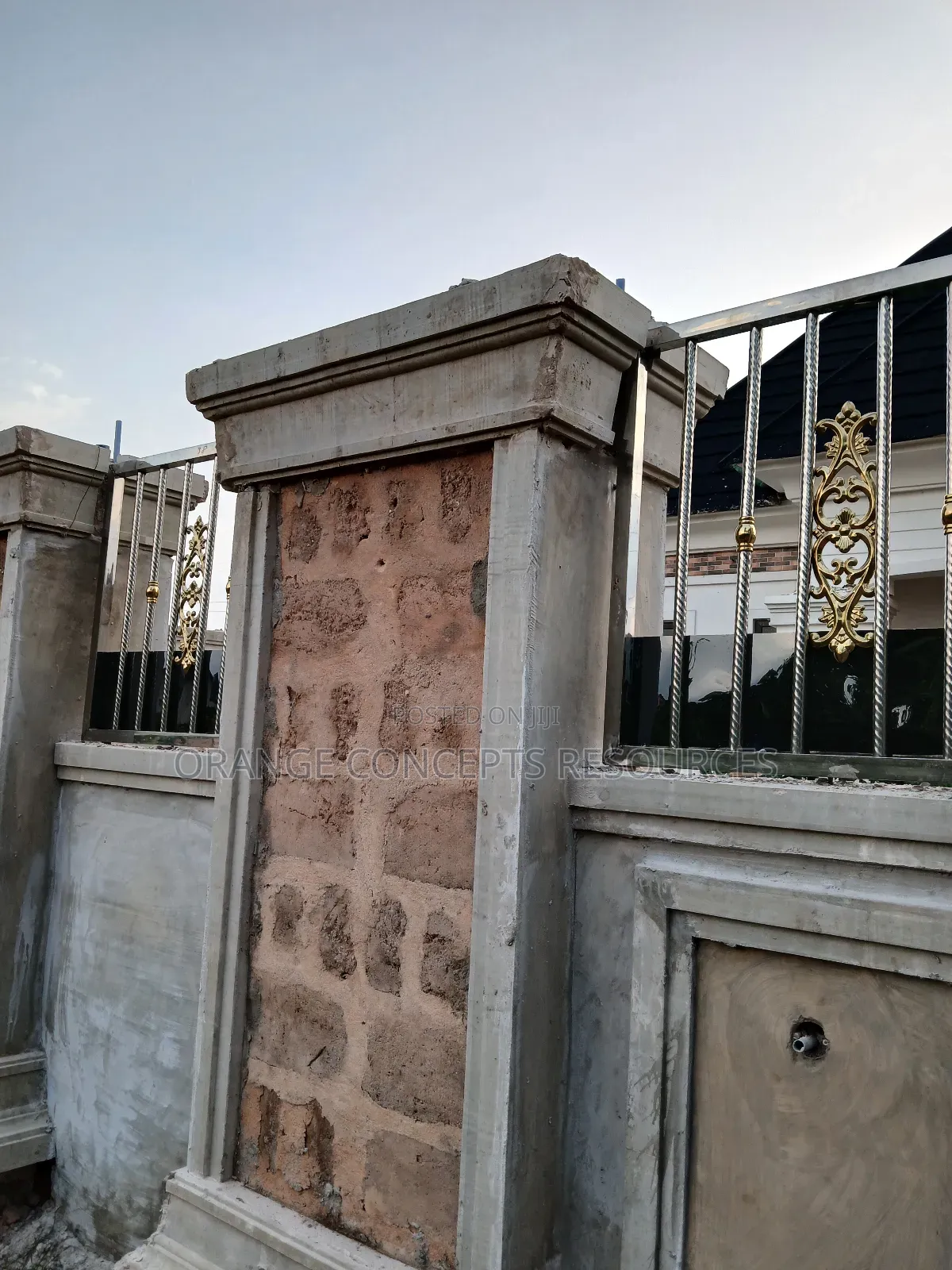 Stainless Rolling Gate Black
