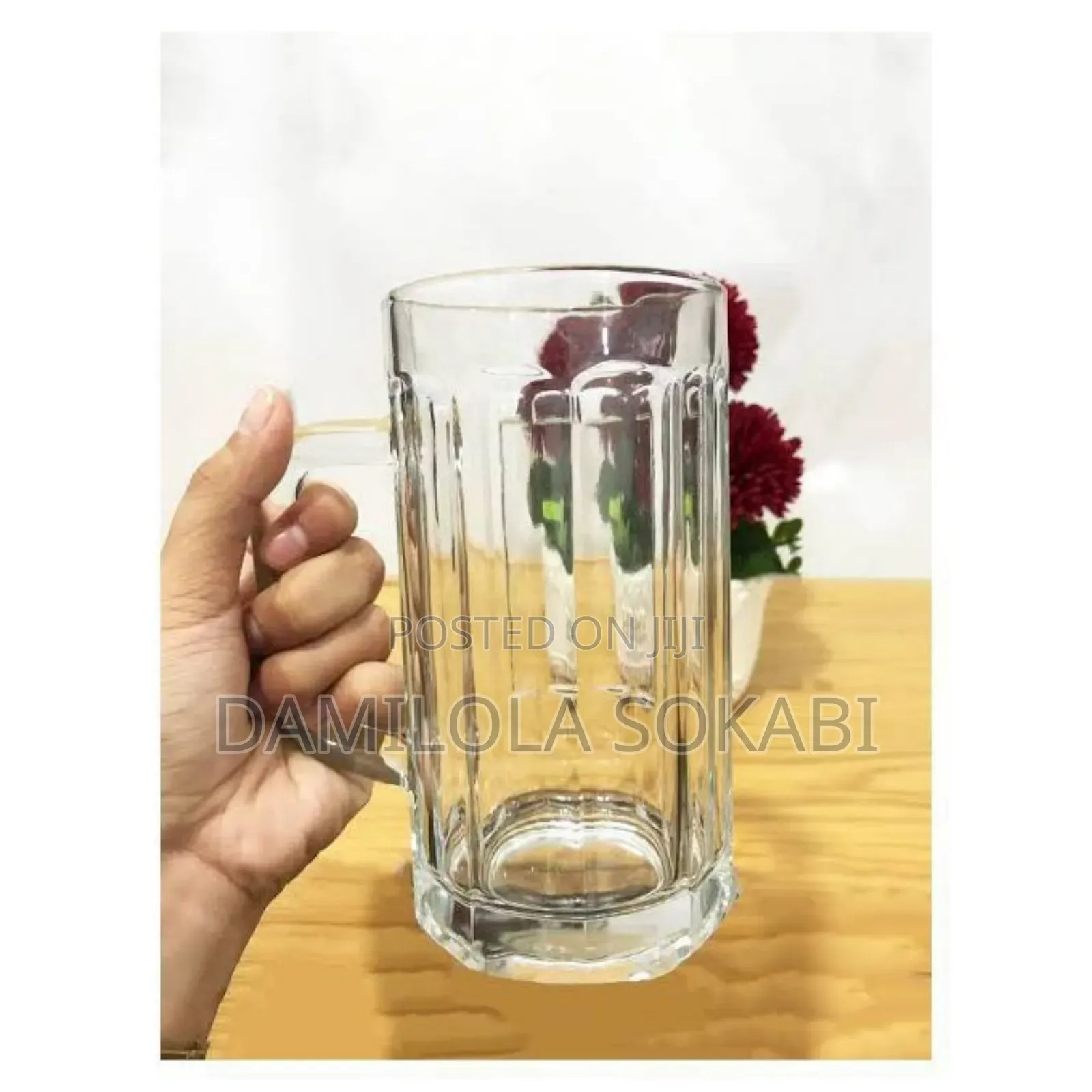 6pcs Beer Glass Cups With Handle
