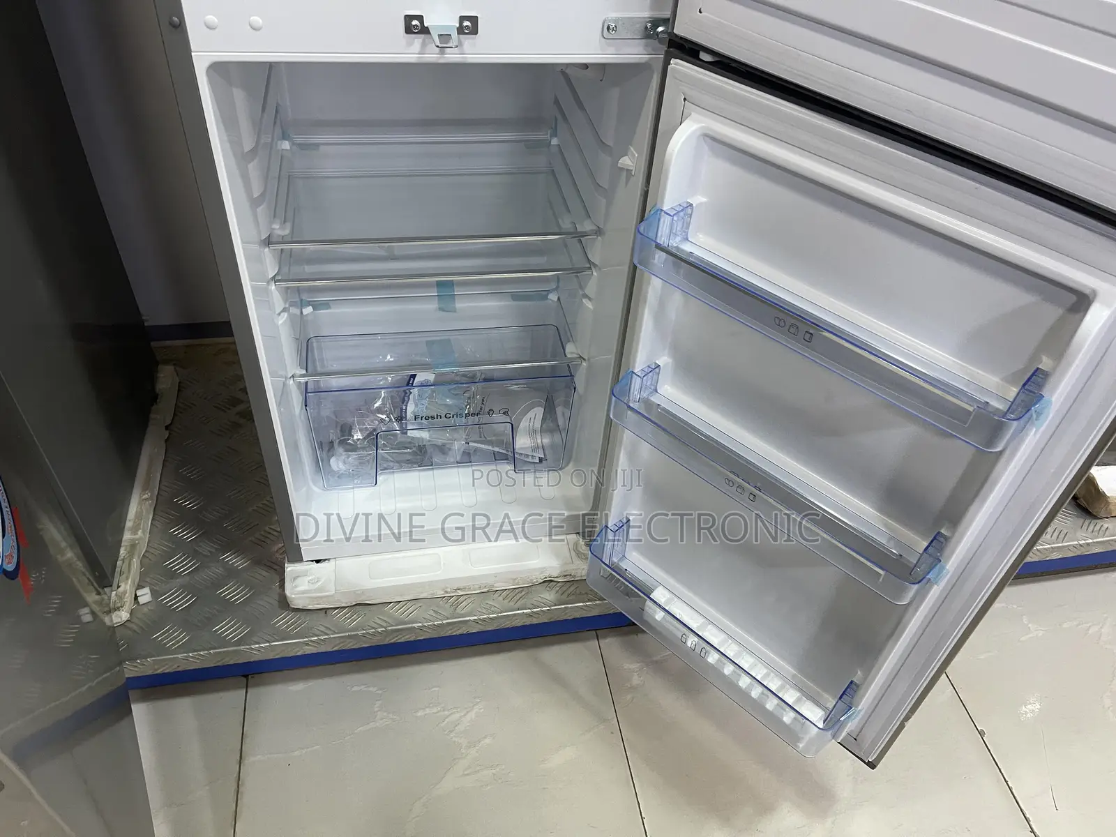 HTF 185 4rf Double Door Haier Thermocool Refrigerator