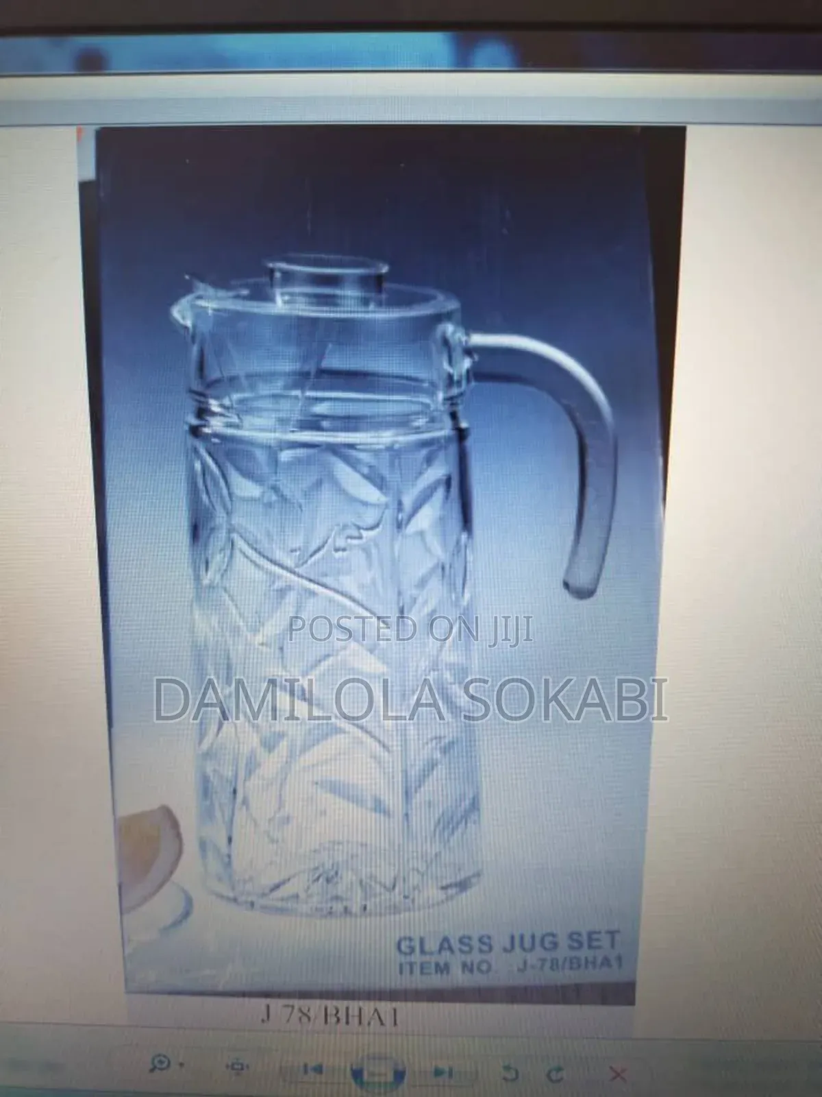 Glass Jug Cup