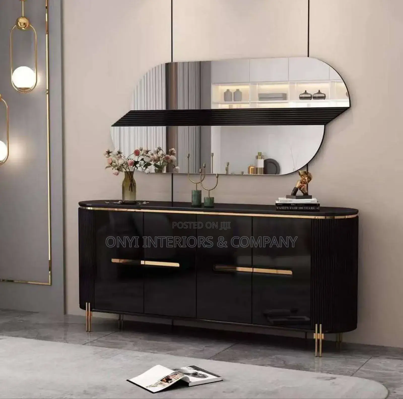 Console Table With Mirror