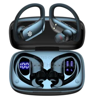 48hrs Play Back Sport Earphones With Led Display Over-Ear