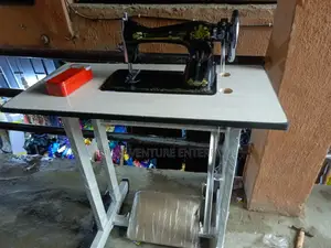 Two Lion Sewing Machine Wt White Stand