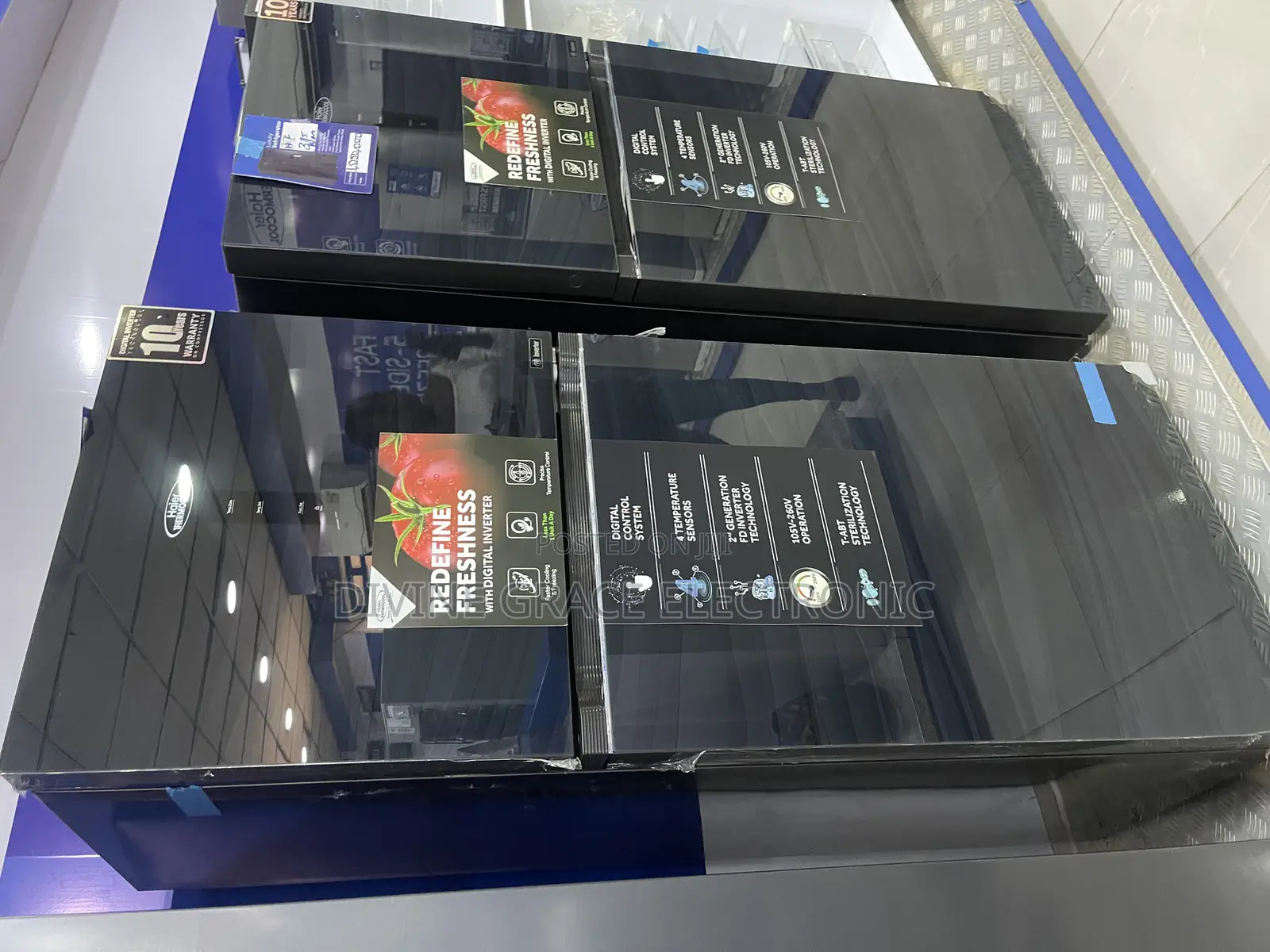 HRF 385 Double Door Haier Thermocool Refrigerator