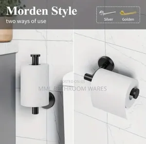 Matte Black Tissue Holder 304 Stainless Steel