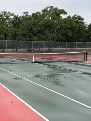 Lawn Tennis Floor Installation