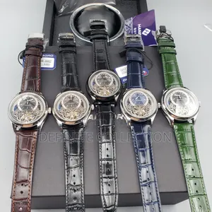 Hanboro Leather Luxury Wristwatch