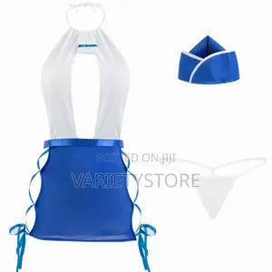 Hollow Out Sexy Temperament Flight Attendant Costume
