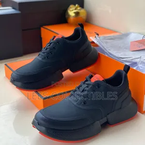Top Quality Hermes Paris Laceup Sneakers