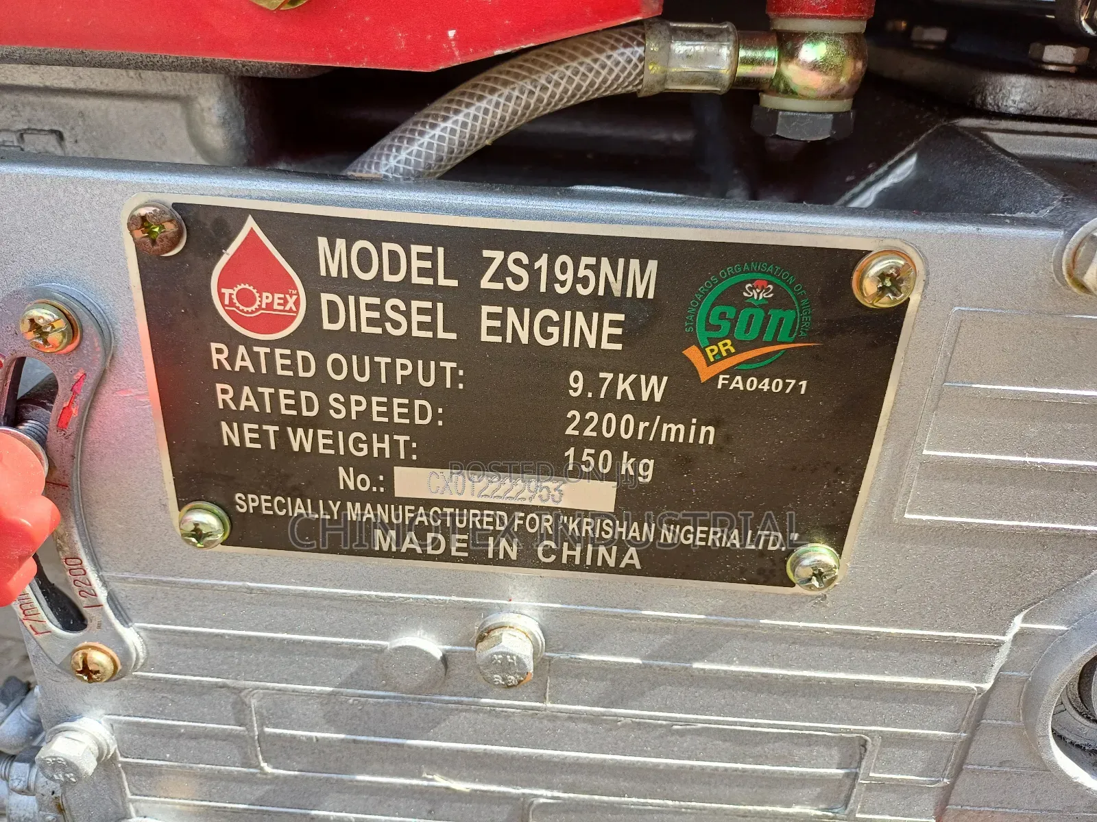 Diesel A.C Alternator Generator 12kva With 915 Engine