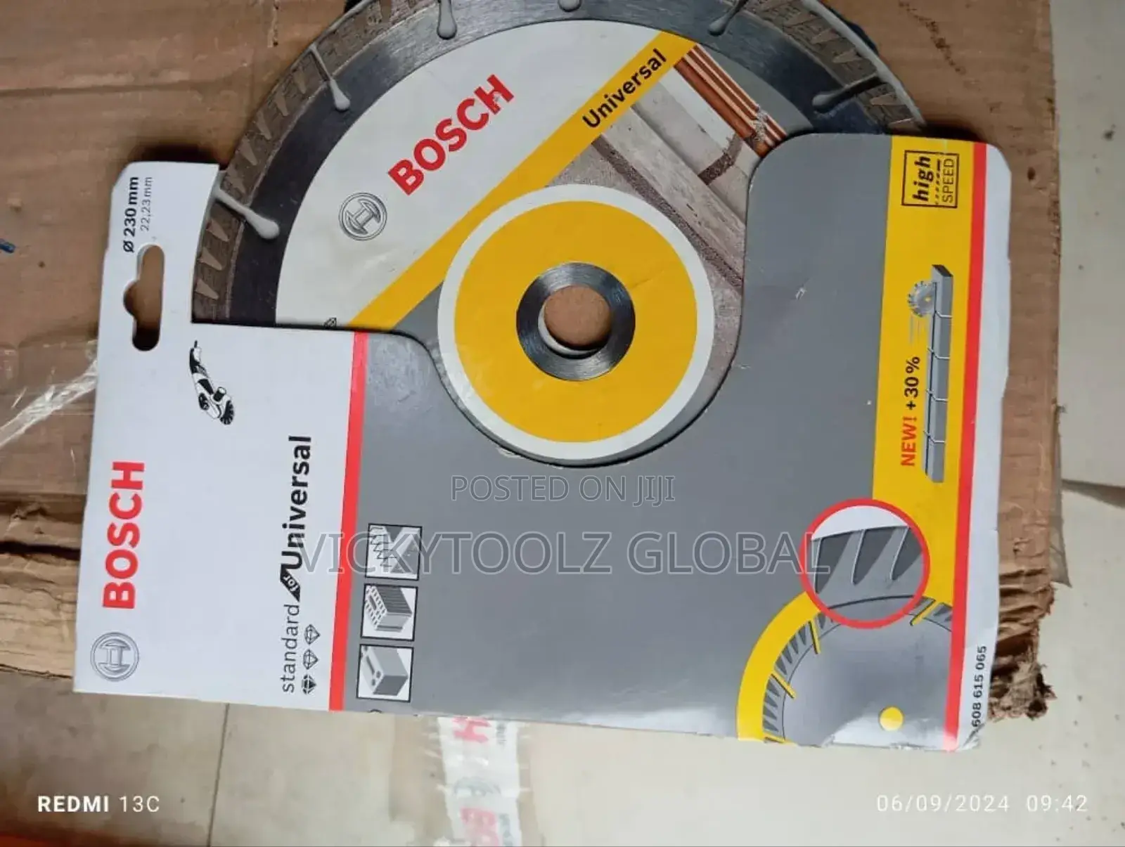 Bosch Diamond Cutting Disc 9"
