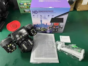 Solar Powered Smart Alarm PTZ Security 4g Camera