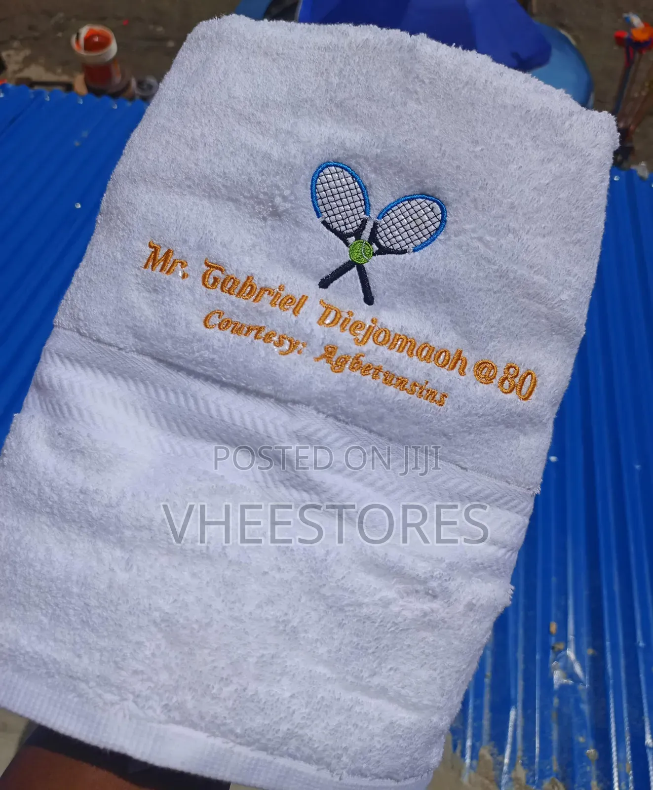 Monogram Bath Towel