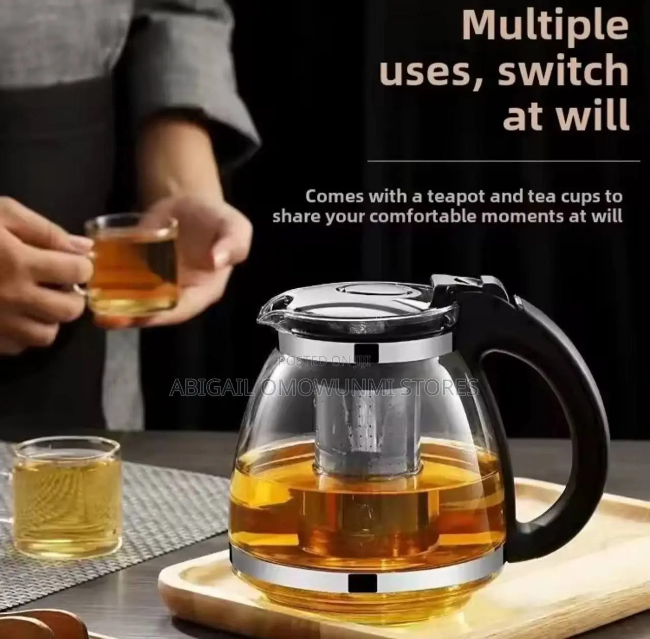 Teapot Set With 4 Cups