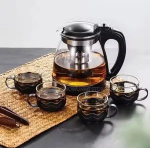 Teapot Set With 4 Cups