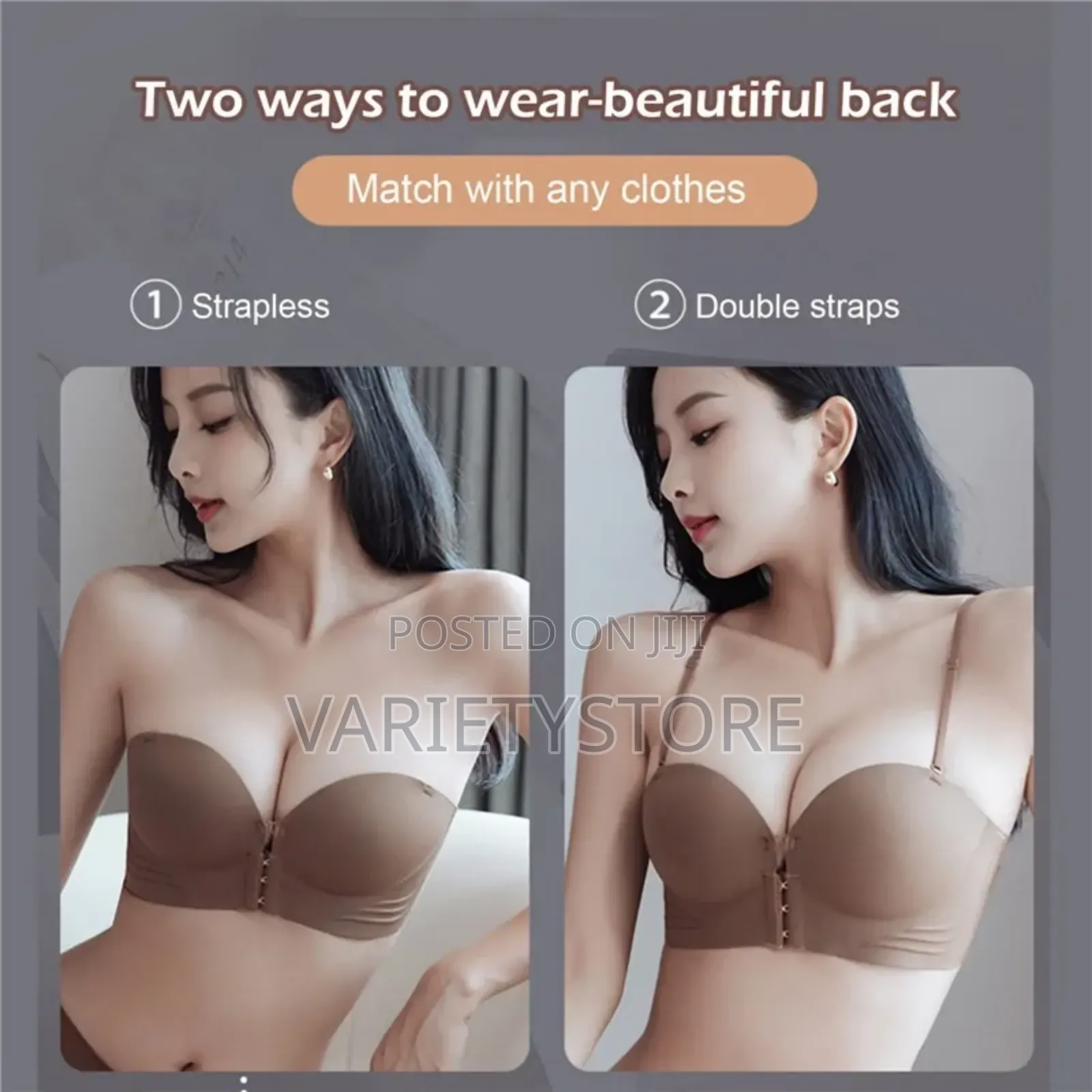 Sexy Strapless Push Up Bra