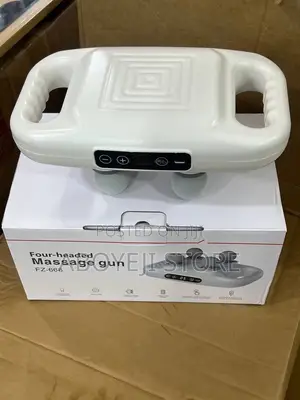 4 Heads Massage Gun Machine For Pain Relief With Percussion