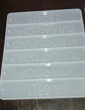 Resin Horoscope Engraved Book Mark Epoxy Mold