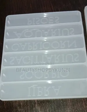 Resin Horoscope Engraved Book Mark Epoxy Mold
