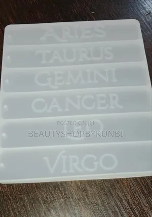 Resin Horoscope Engraved Book Mark Epoxy Mold