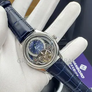 Luxury Hanboro Leather Automatic Wristwatch