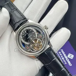 Luxury Hanboro Leather Automatic Wristwatch