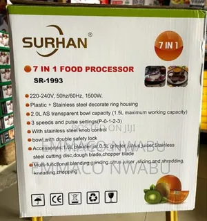 Surhan 7 in 1 Food Processor. 1500watts