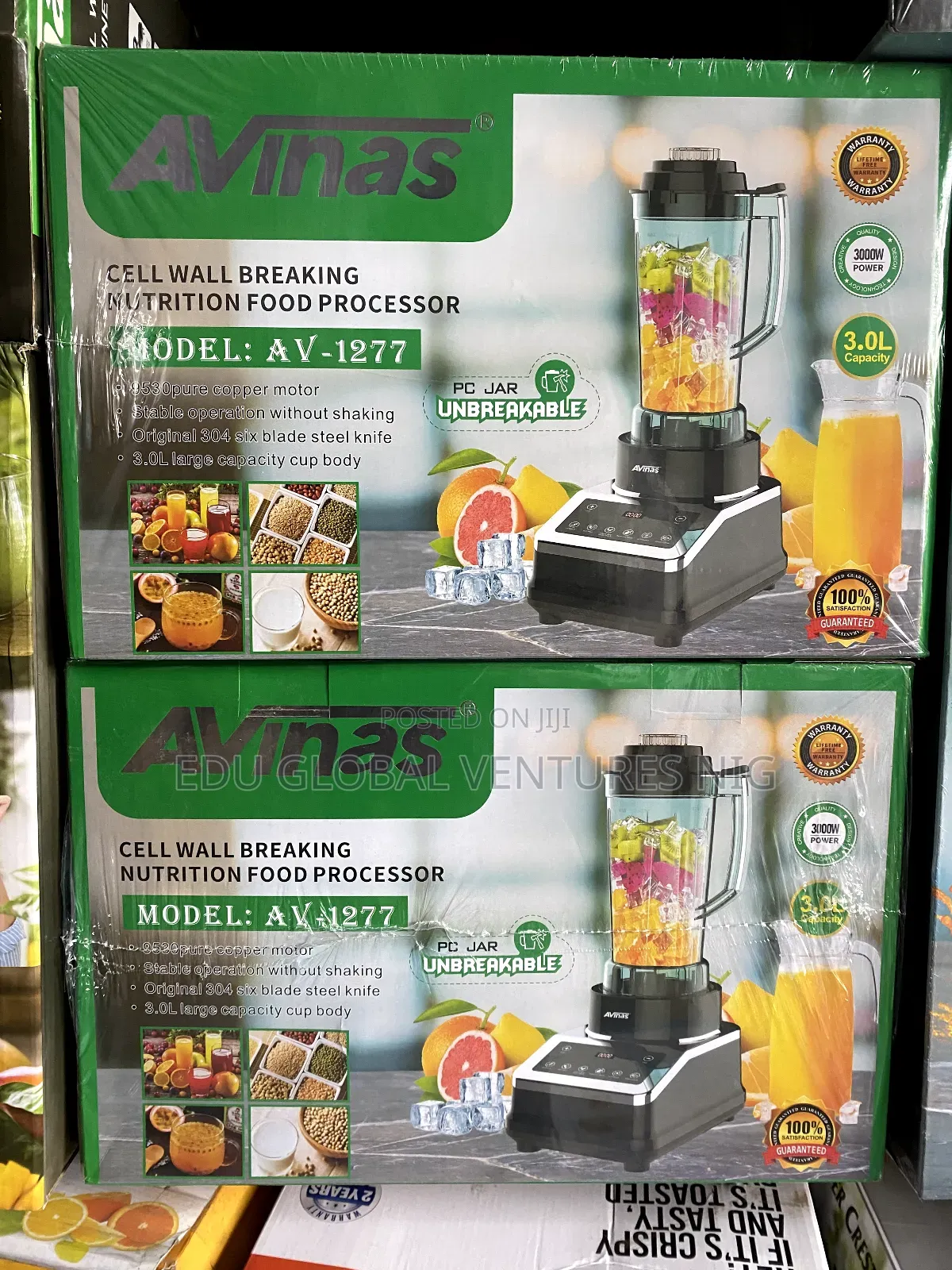Avinas Digital Professional Nutrition Blender. 3000watts.