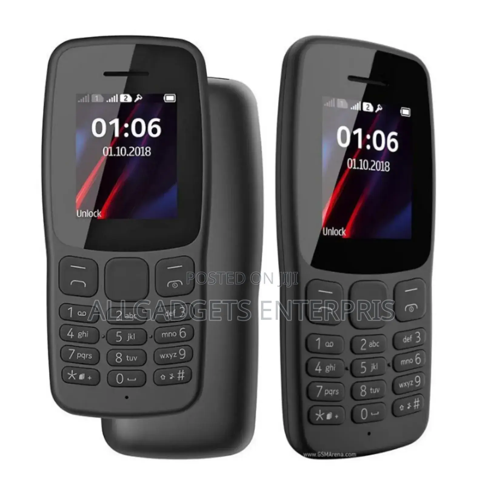 New Nokia 105 Black