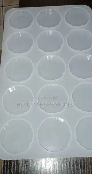 15 Cavities Epoxy Resin Coaster Silicone Mold