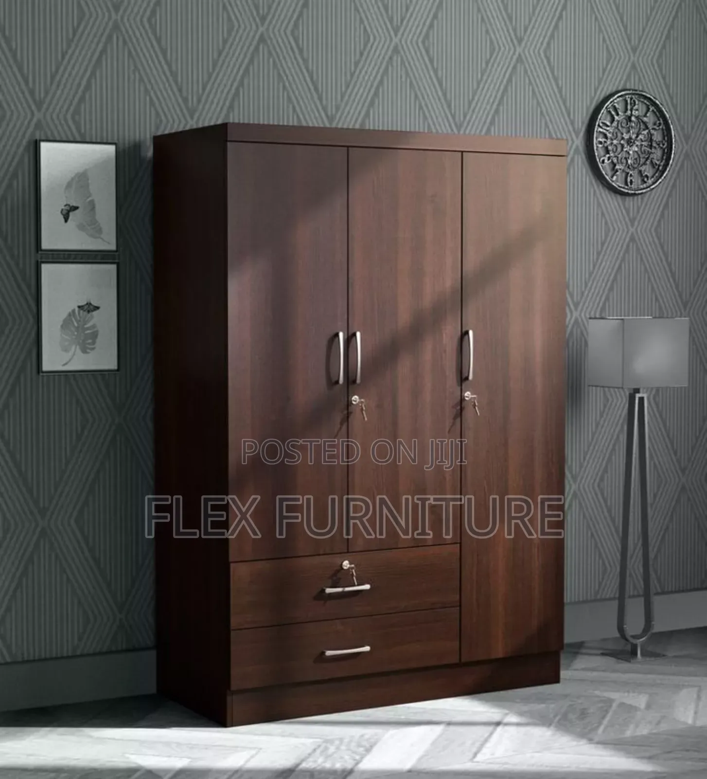 Standard Three Doors Wardrobe