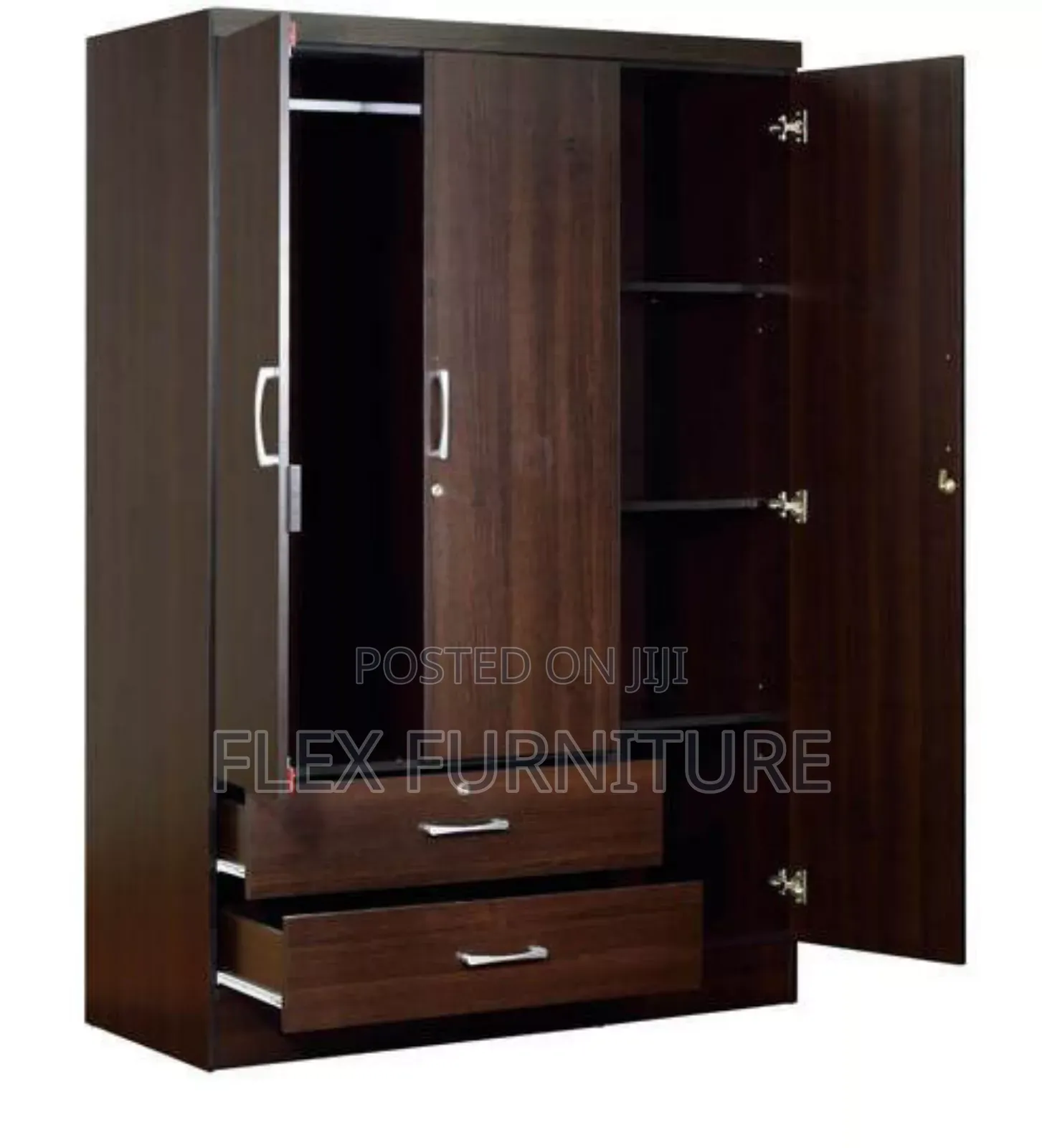 Standard Three Doors Wardrobe