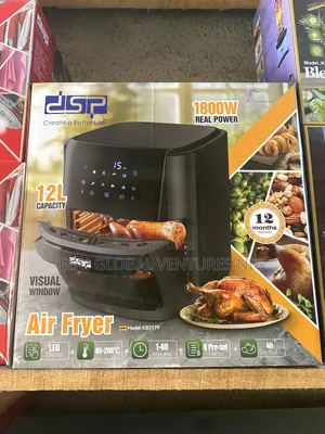 DSP Professional Digital 12litres Vision Airfryer 1800watts.
