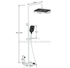 Luxury White Shower