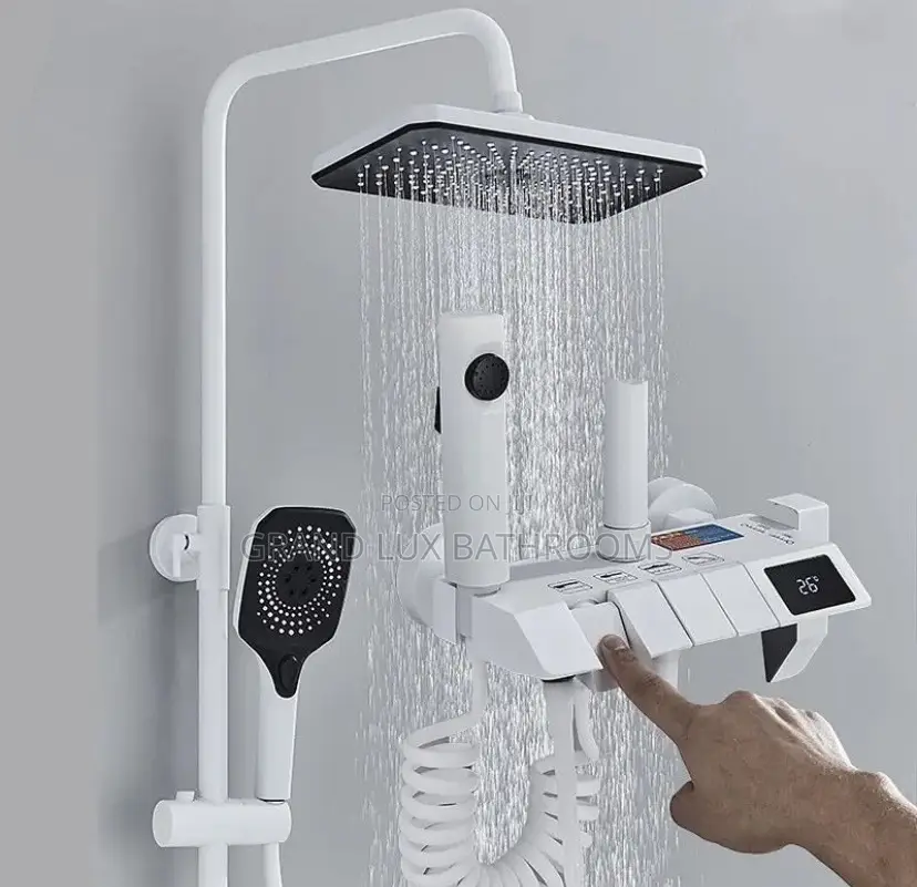 Luxury White Shower