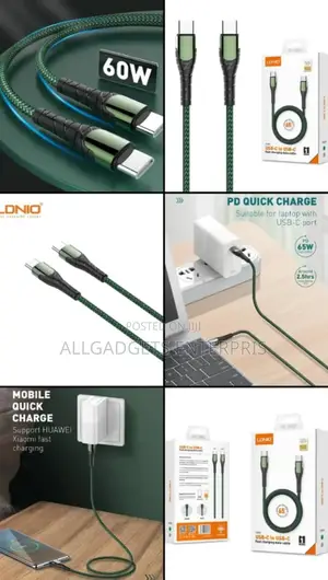 65w Data Cable for Laptop and Phone