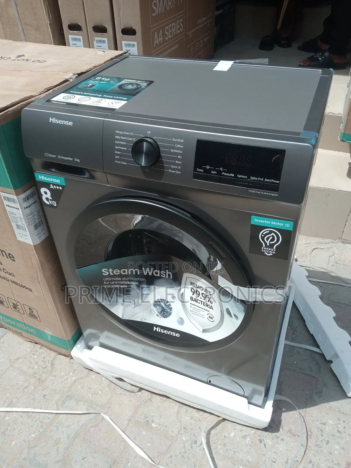 Hisense Washing Machine 8kg Wash and Spin Automatic