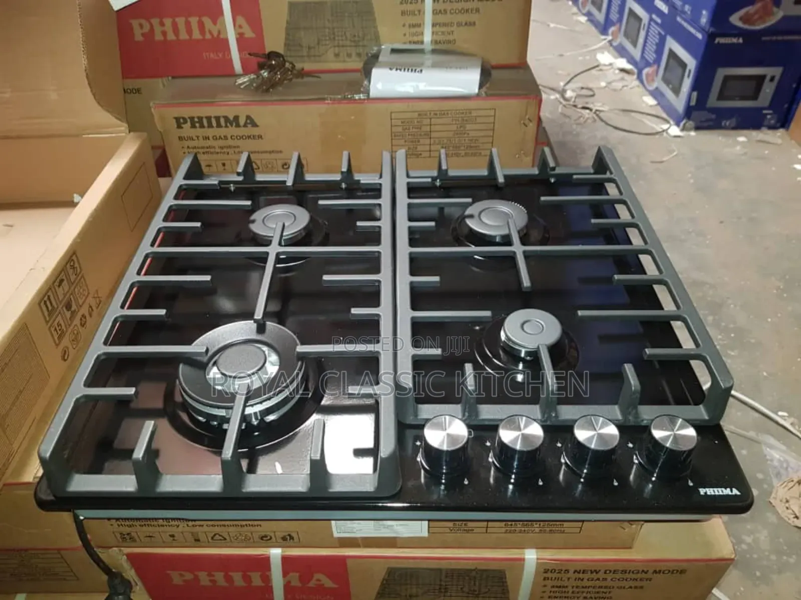Built in 4 Burner Gas Hob