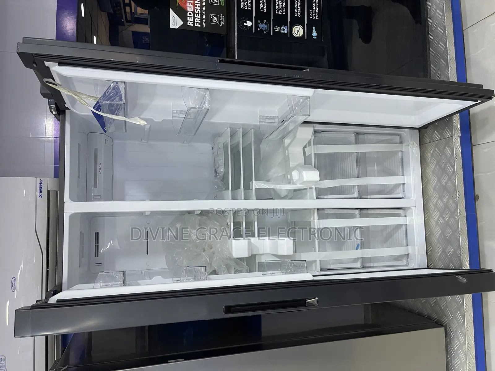 HRF 520 Side by Side Haier Thermocool Refrigerator