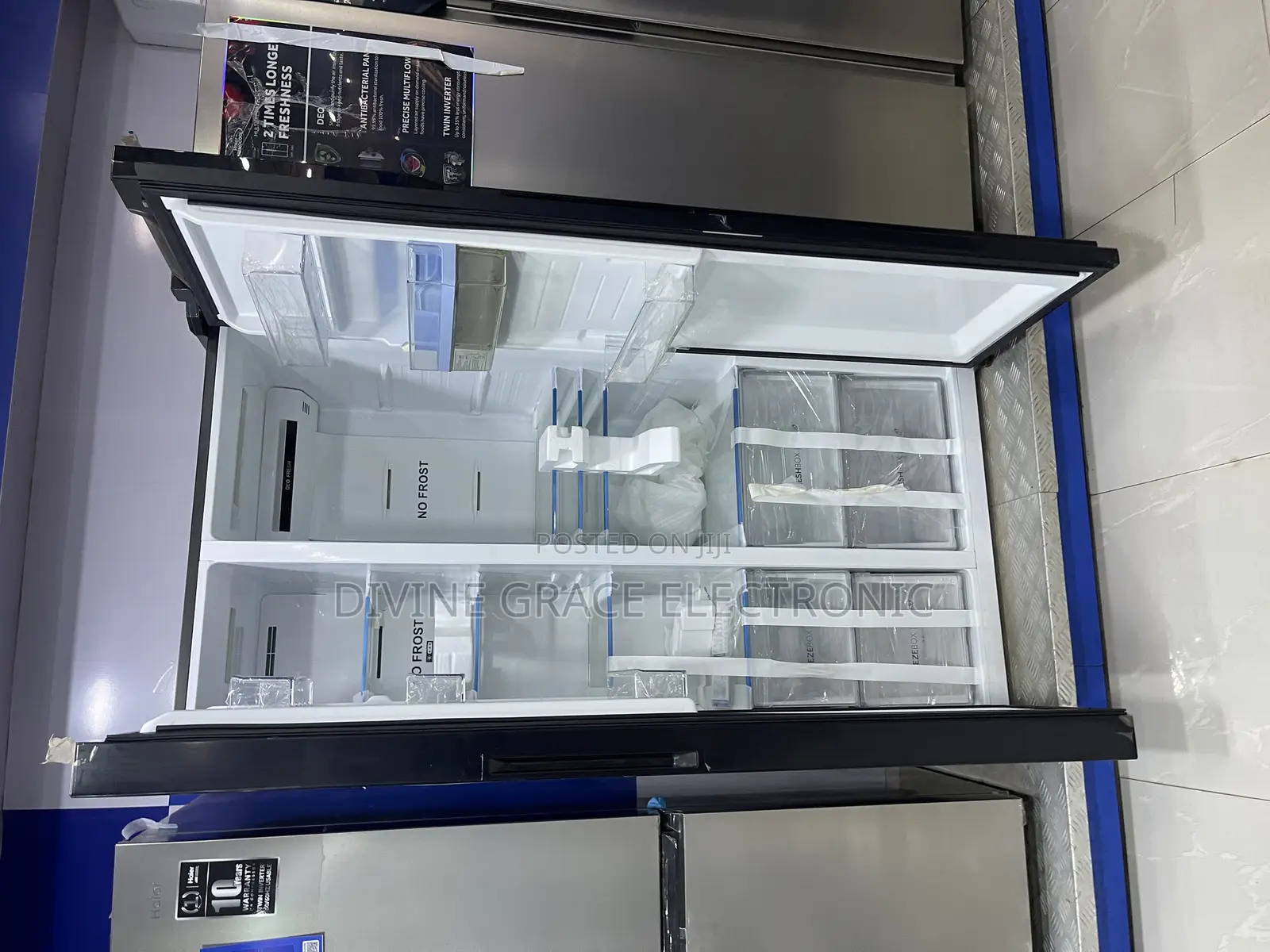 HRF -540wbs R6 BLK Haier Thermocool Side by Side Ref