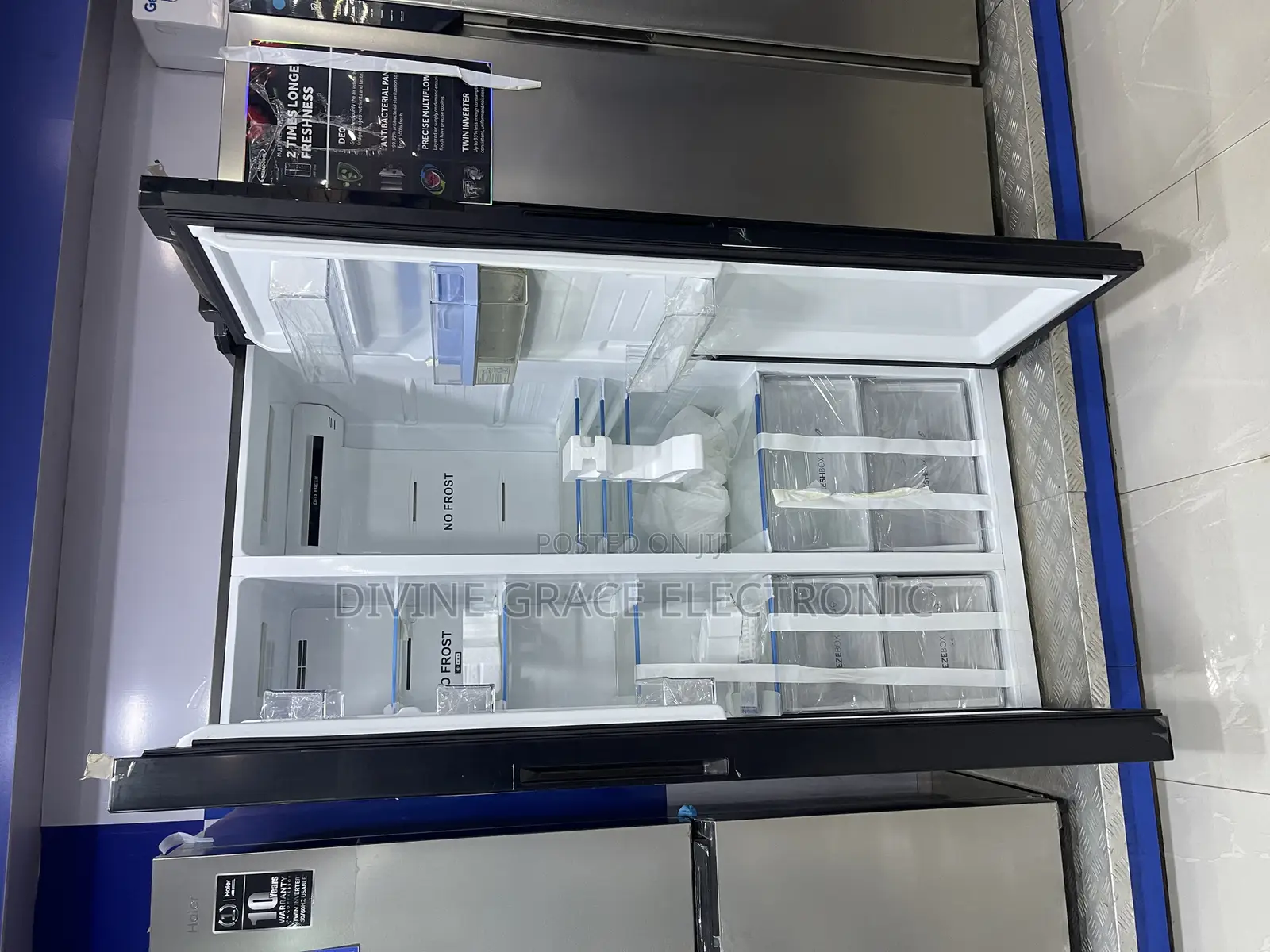 HRF -540wbs R6 BLK Haier Thermocool Side by Side Ref