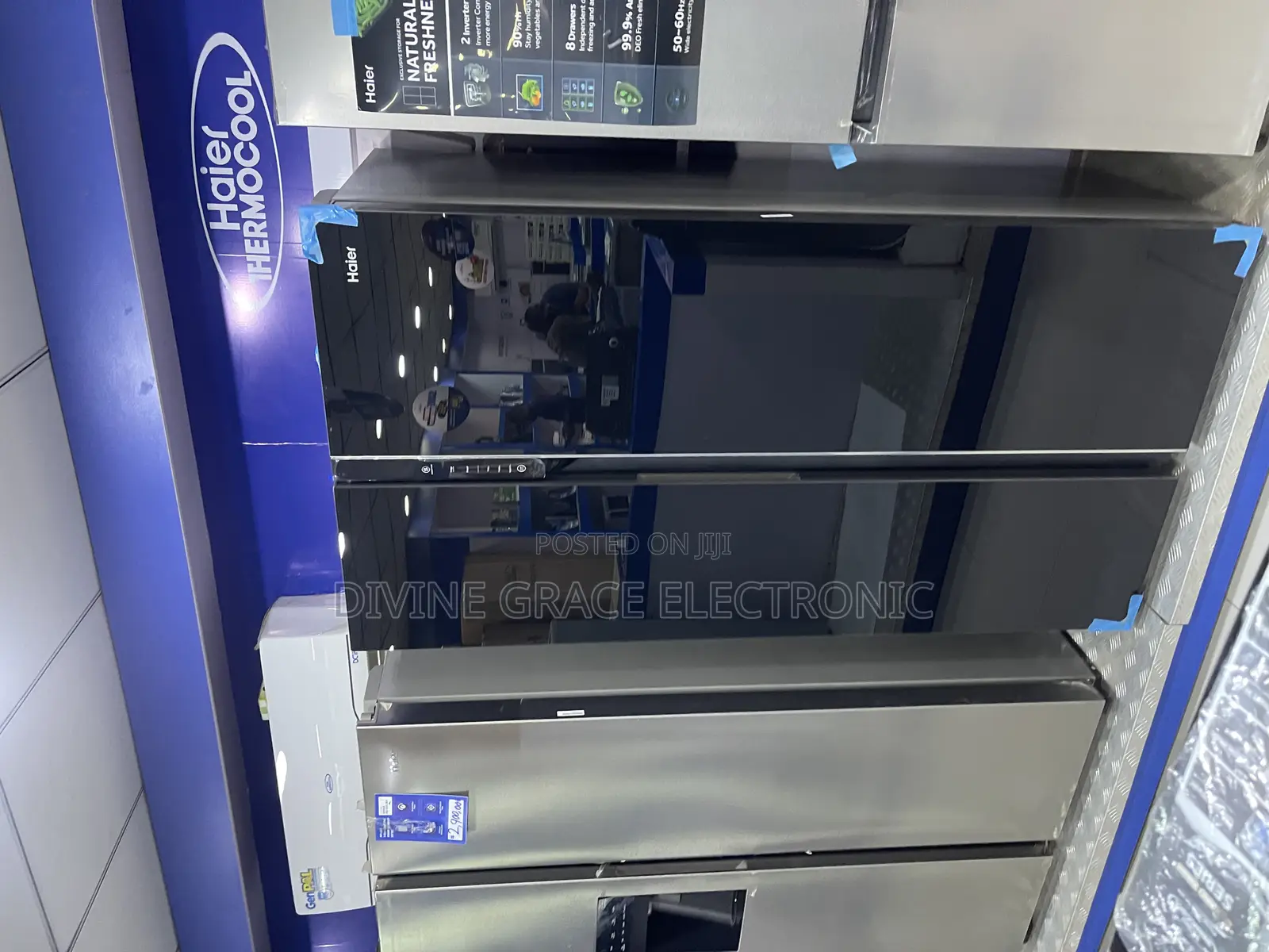 HRF-619 Side by Side Haier Thermocool Inverter Ref