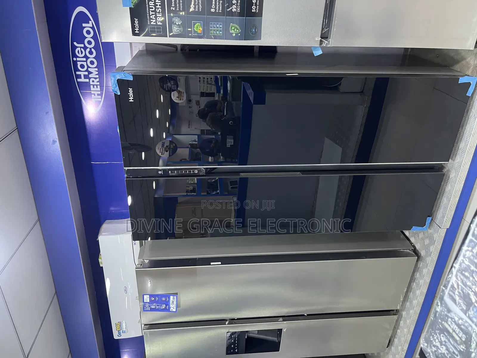 HRF-619 Side by Side Haier Thermocool Inverter Ref