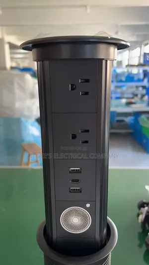 Pop Up Table/Desktop Socket With Wireless Charging Port.