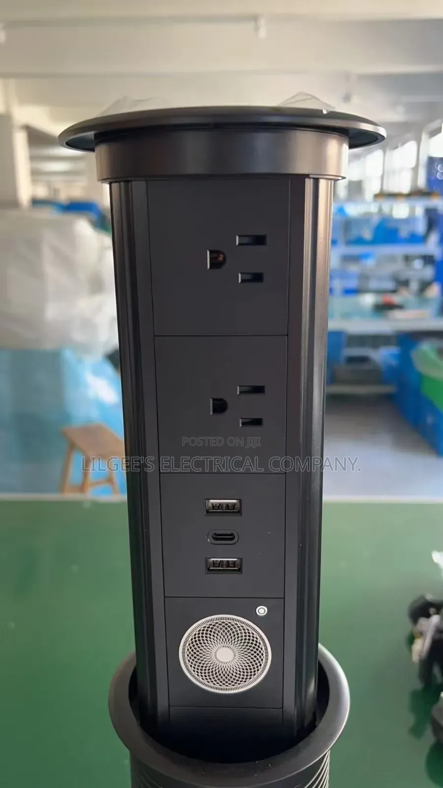 Pop Up Table/Desktop Socket With Wireless Charging Port.