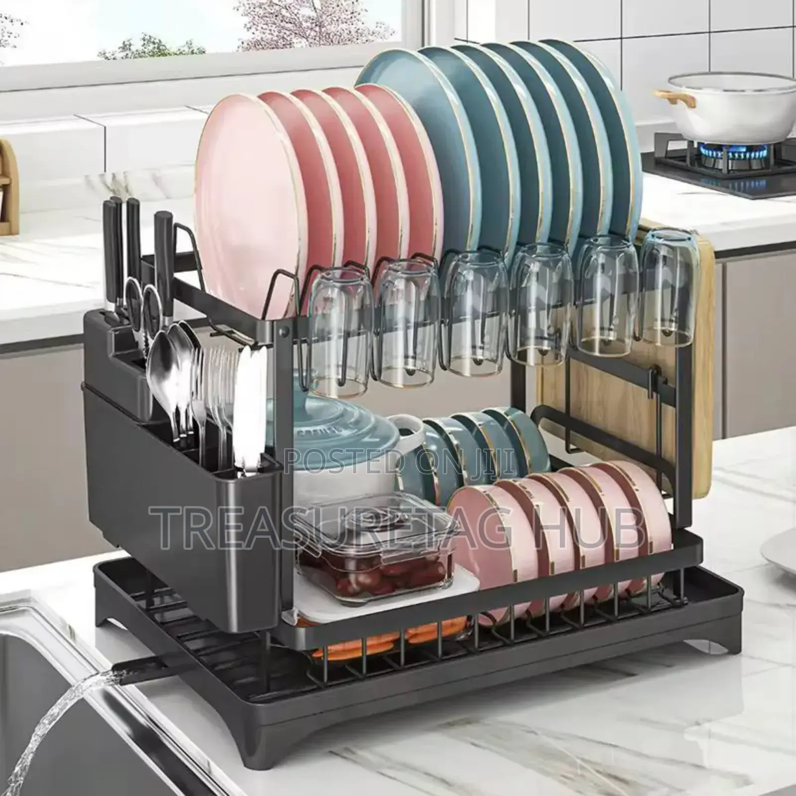 2 Tier Plate Rack