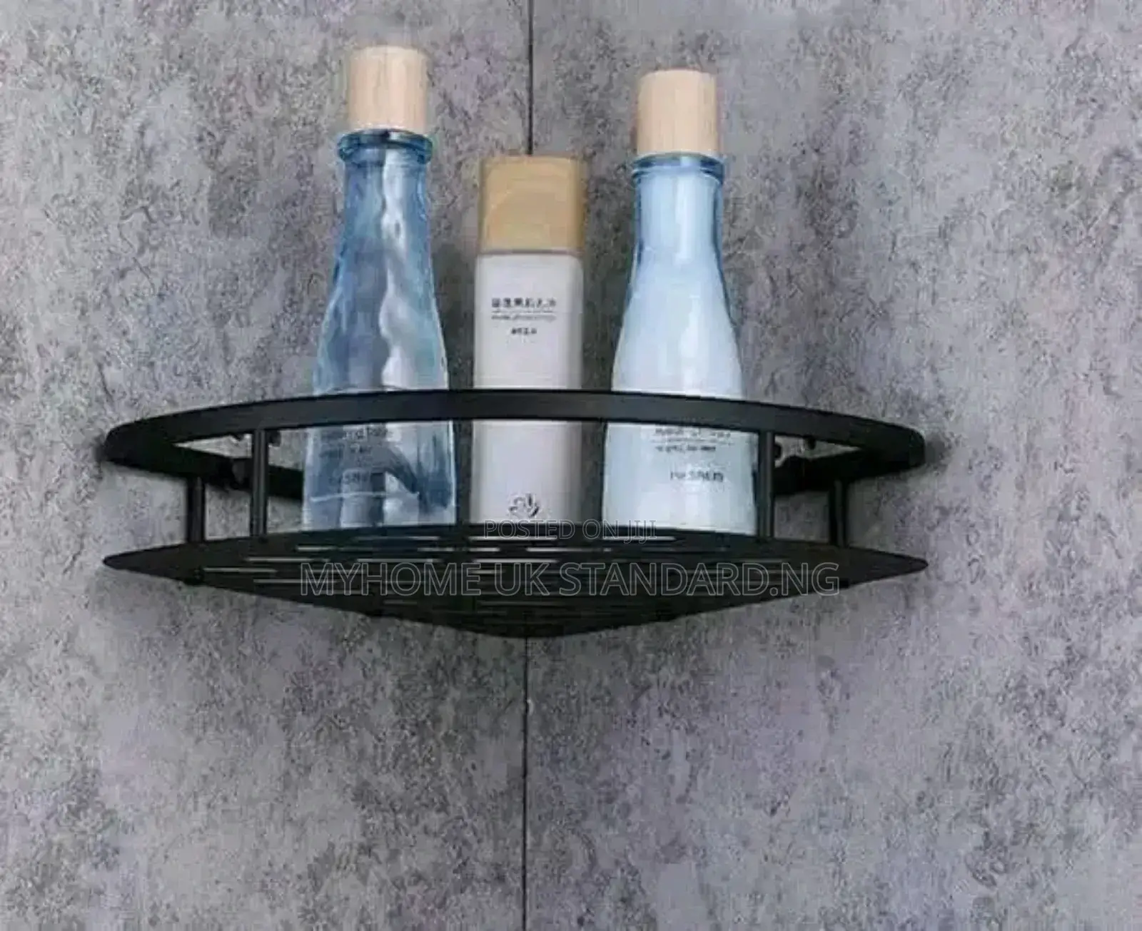 Original Steel Corner Shelf Black