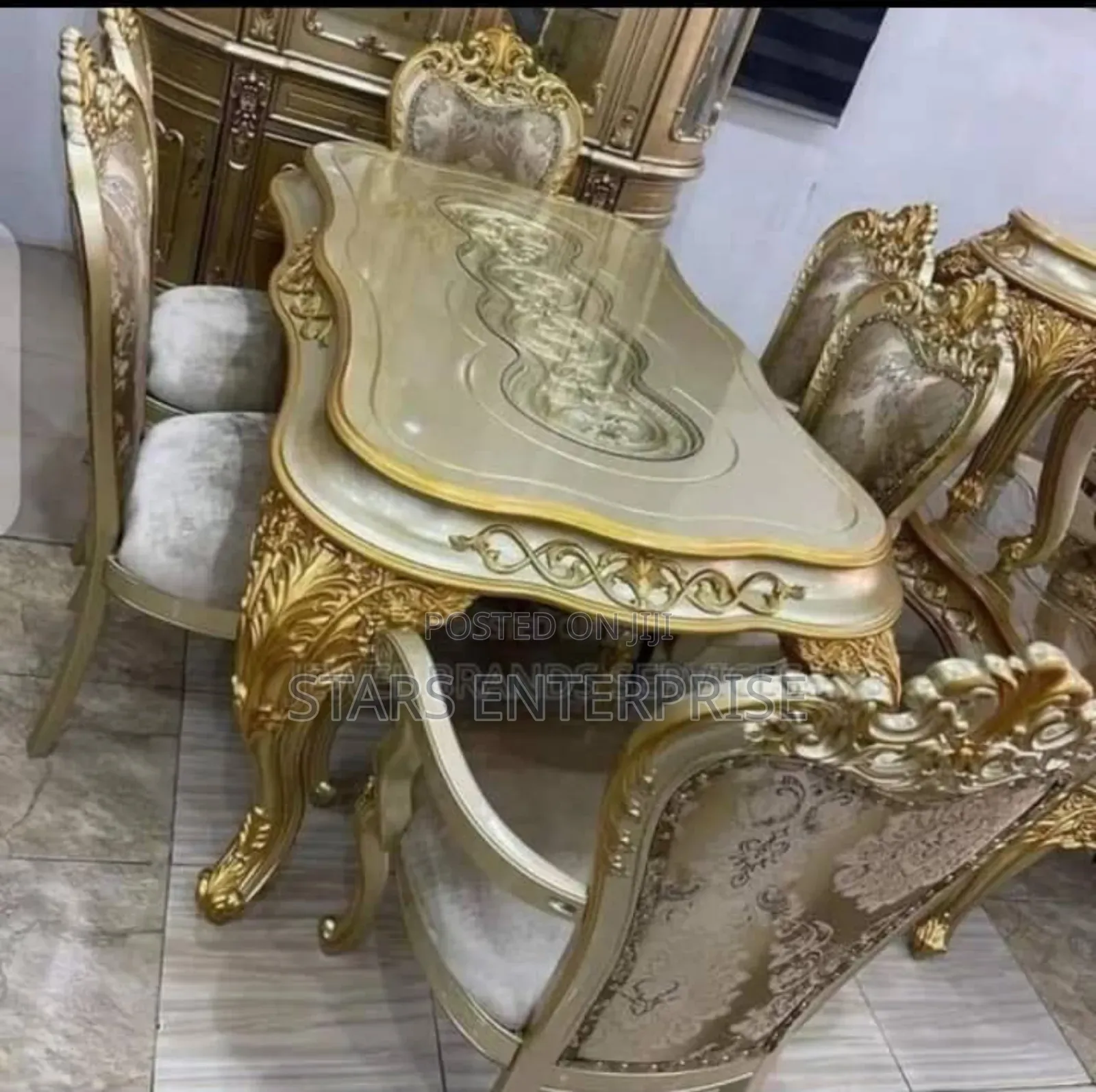 6 Seater Marble Dinning Set
