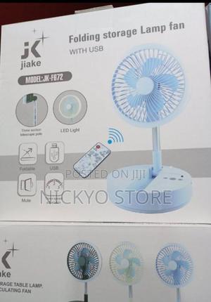 Jk-F672 Folding Rotating Lamp Fan
